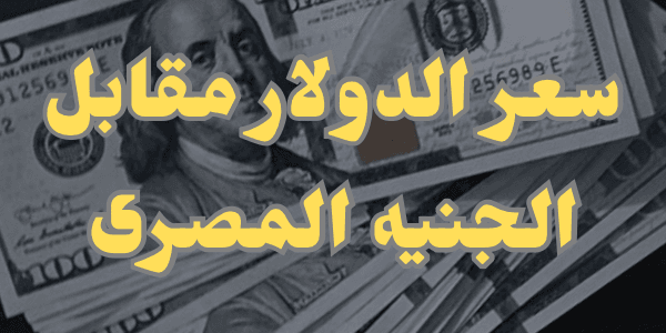 سعر الدولار مقابل الجنيه المصرى 2026 مباشر