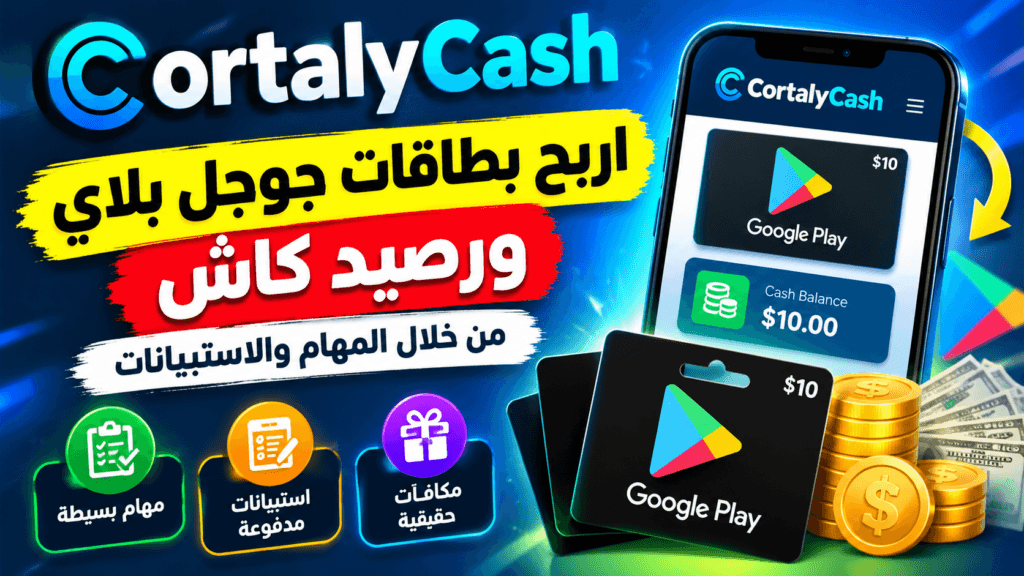 CortalyCash Rewards and Google Play Cards